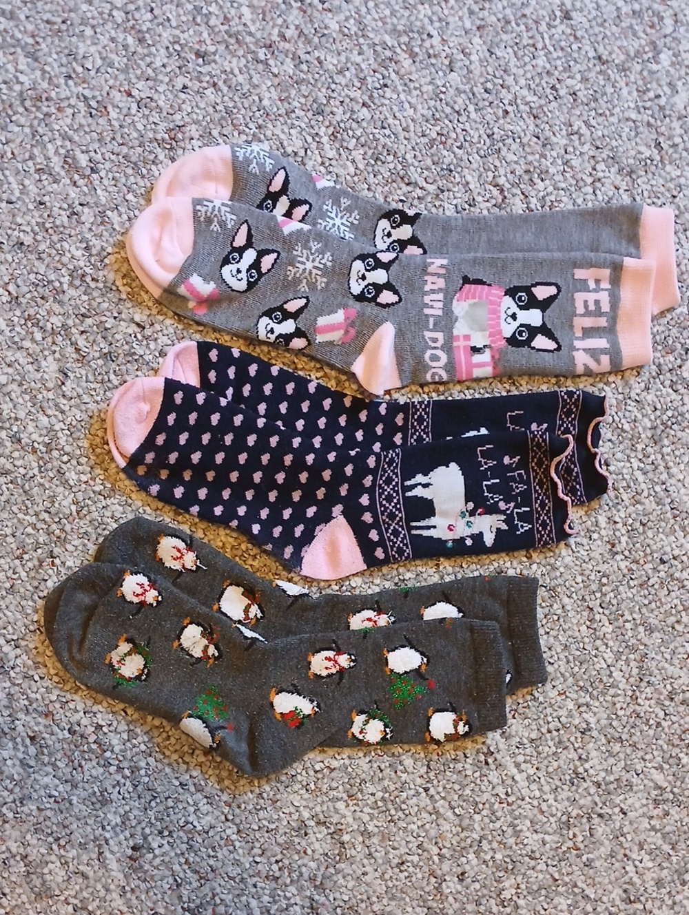 Holiday Cotton Socks - Pack of 3